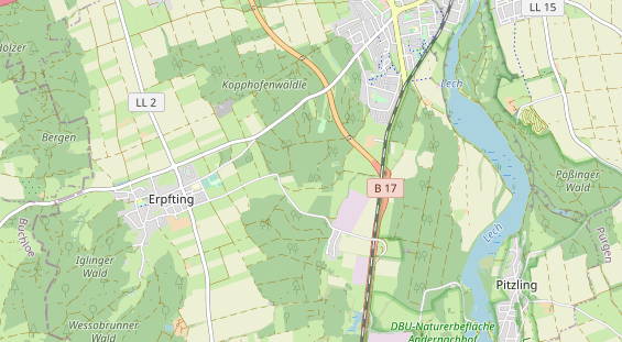 Parcour Bogenschießen auf Karte