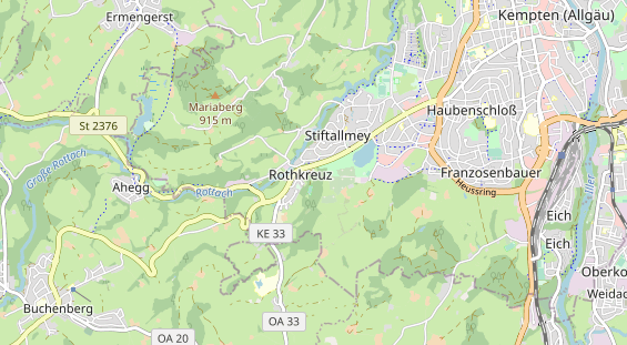 Parcour Bogenschießen auf Karte