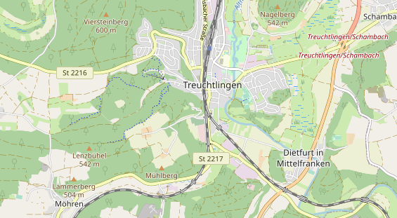 Archery course on map