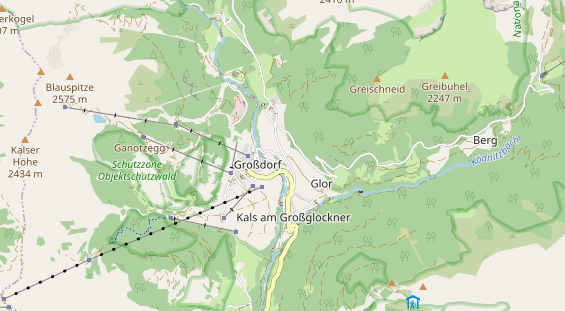 Bogenurlaub auf Karte