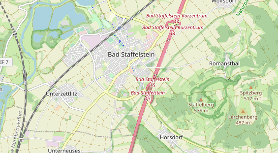 Archery course on map