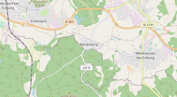 Archery course on map