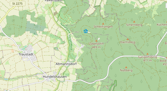 Archery course on map