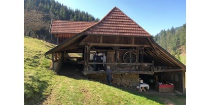 Parcours - Abschusspflöcke: IFAA angelehnt - Mühlenbach - Start und Ziel/Anmeldung und Rastmöglichkeit - Bogenparcours Schwarzwald