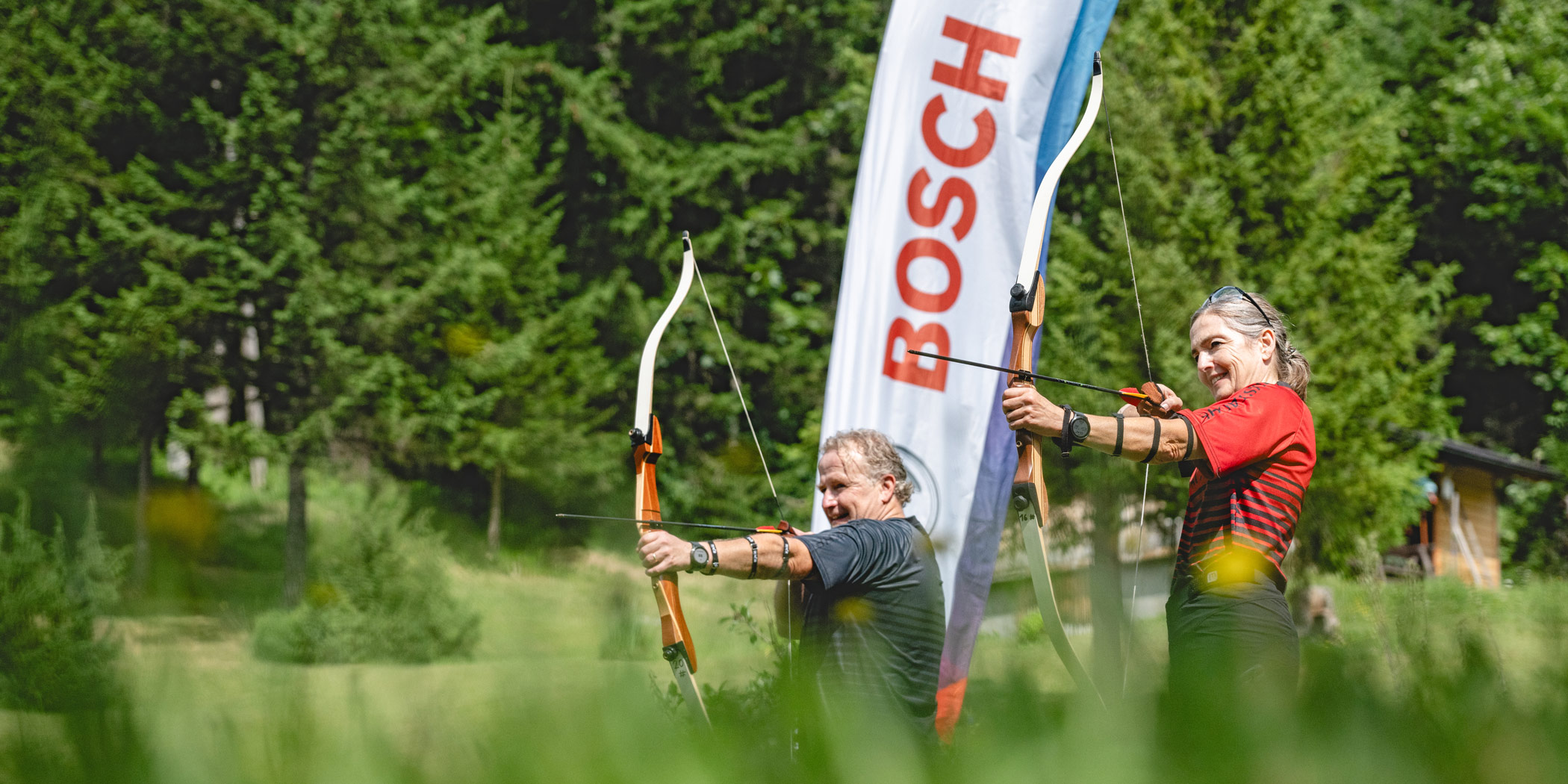 3D Parcour Bogenschießen - Salzkammergut Trophy 2023 - Bosch emtb Schnitzeljagd (Foto - Daniel Hug) - Schnitzeljagd