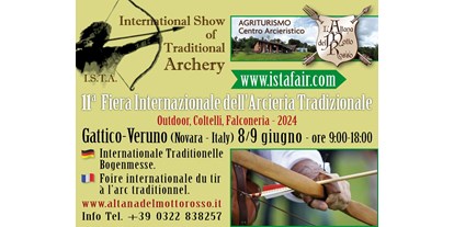 Parcours - Piemont - Istafair 2024 - ISTA Fiera Internazionale Tiro con l'Arco Tradizionale