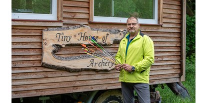 Parcours - Spezielles Zubehör nach Kundenwunsch: Bogenhüllen - Tiny House of Archery - Bogensport Pottenbrunn