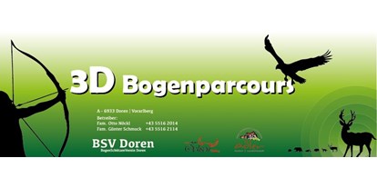 Parcours - Abschusspflöcke: eigene Wahl der Pflöcke - Oberstaufen - 3D Bogenparcours Doren