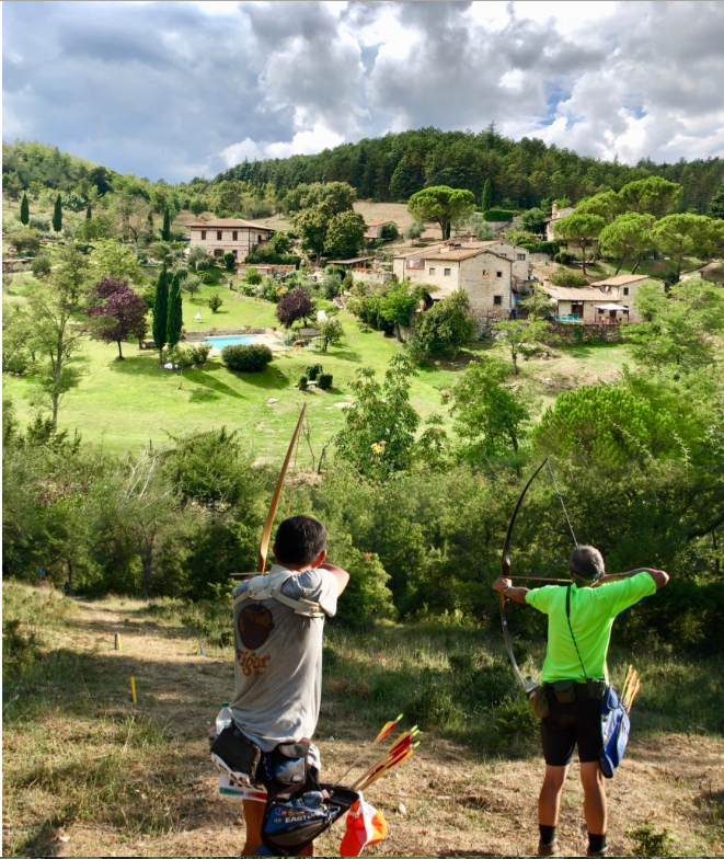 3D Parcour Bogenschießen - Bogenschützen und Ferienwohnanlage Poderi Val Verde  - Chianti 3D Archery