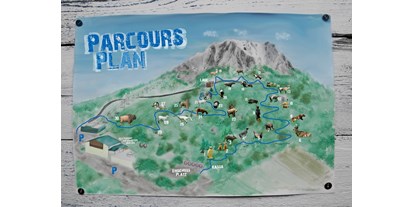 Parcours - Abschusspflöcke: eigene Wahl der Pflöcke - Peißenberg - 3-D Bogenparcours in Ehrwald