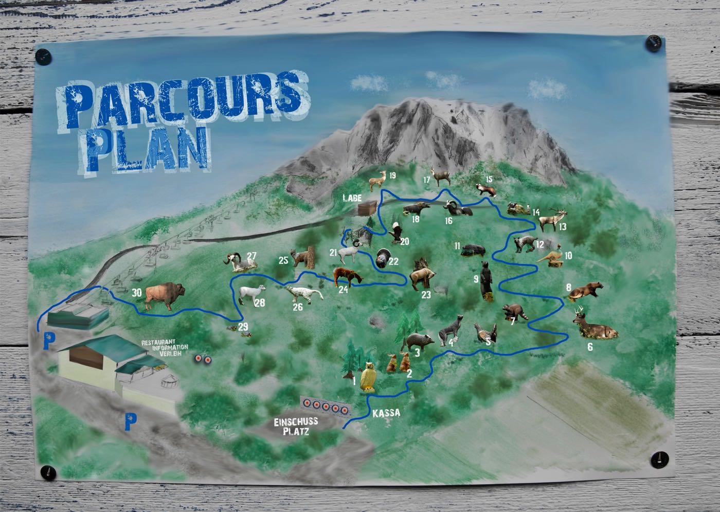 3D archery course - 3-D Bogenparcours in Ehrwald