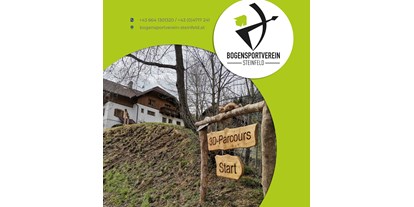 Parcours - erlaubte Bögen: Traditionelle Bögen - Oberzmöln - Bogensportverein Steinfeld