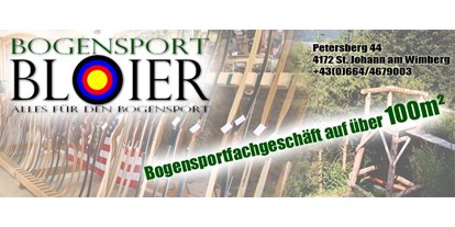 Parcours - Kunde: Einzelhändler - Schenkenfelden - Bogensport Bloier