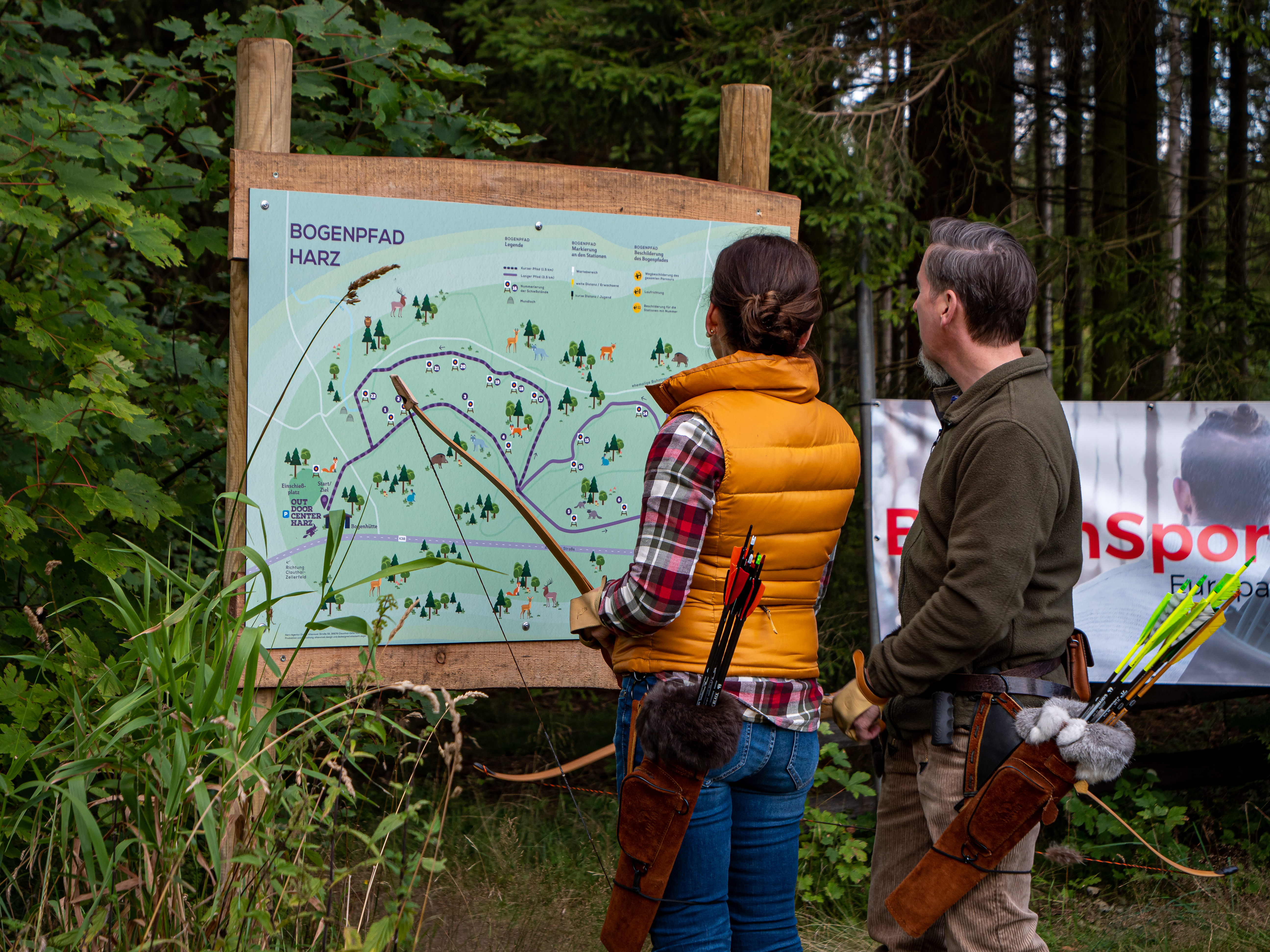 3D Parcour Bogenschießen - Bogenpfad Harz