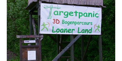 Parcours - Verleihmaterial: ohne Voranmeldung innerhalb der Öffnungszeiten möglich - Winhöring - 3D Waldparcours Targetpanic Loanerland