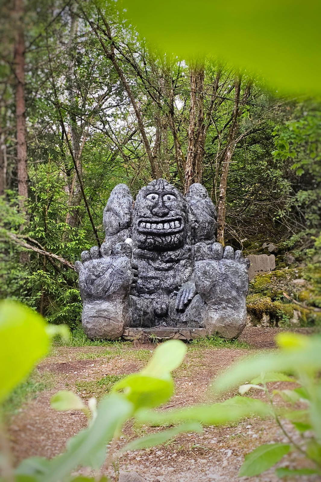 3D Parcour Bogenschießen - Der Steinbeisser unser Maskottchen - Tombows quarry Parcours