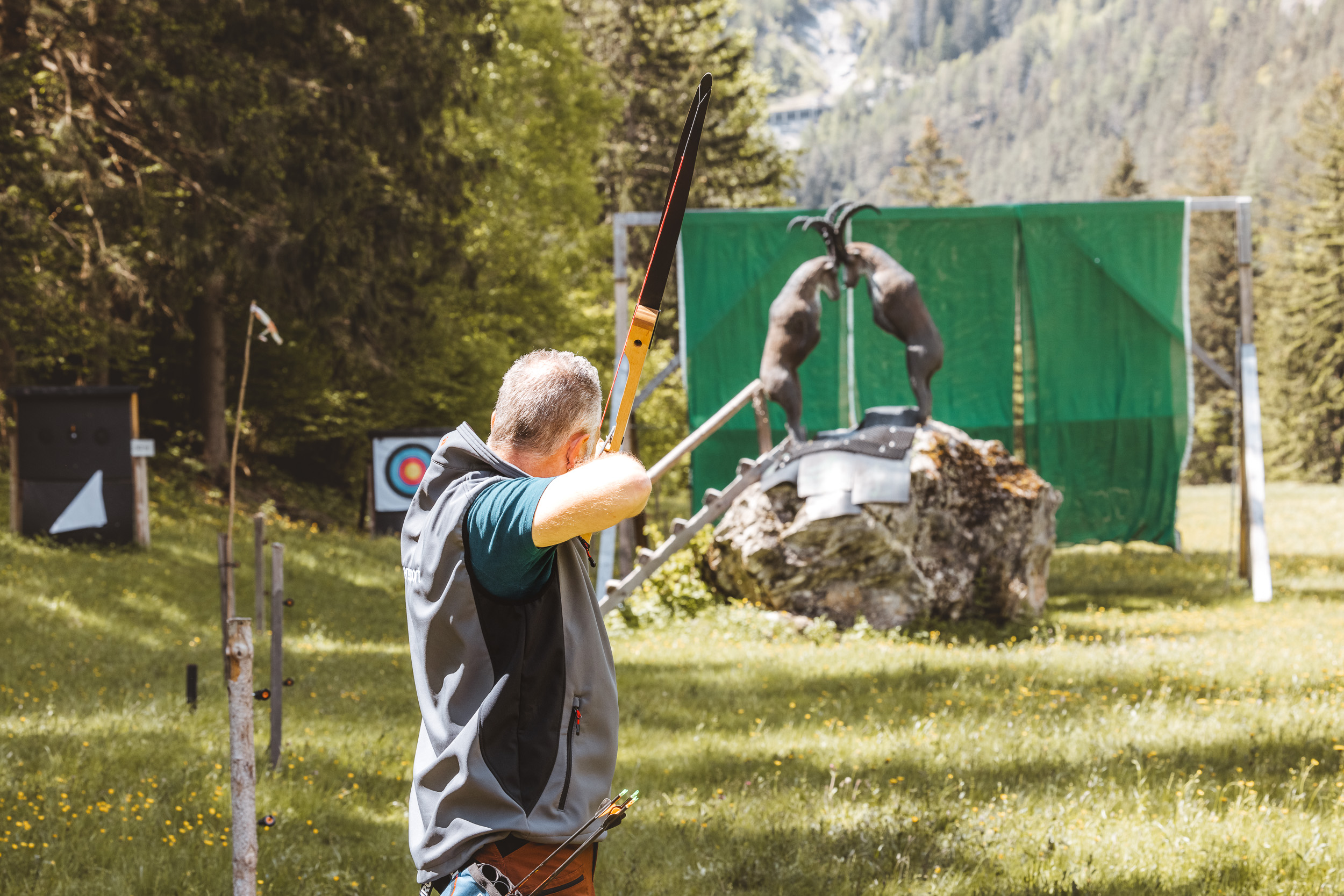 Veranstaltung-Details: © TVB Tiroler Oberland - Roman Huber - Bogenschießen Pfunds - Tiroler Meisterschaft in 3D-IFAA in Pfunds