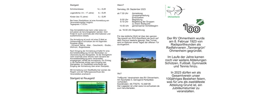 Veranstaltung-Details: Jubiläumsturnier