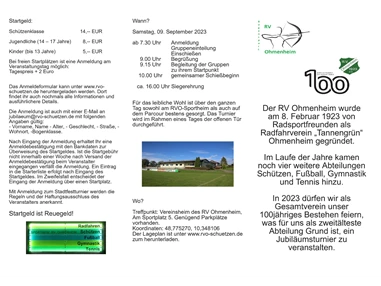 Veranstaltung-Details: Jubiläumsturnier