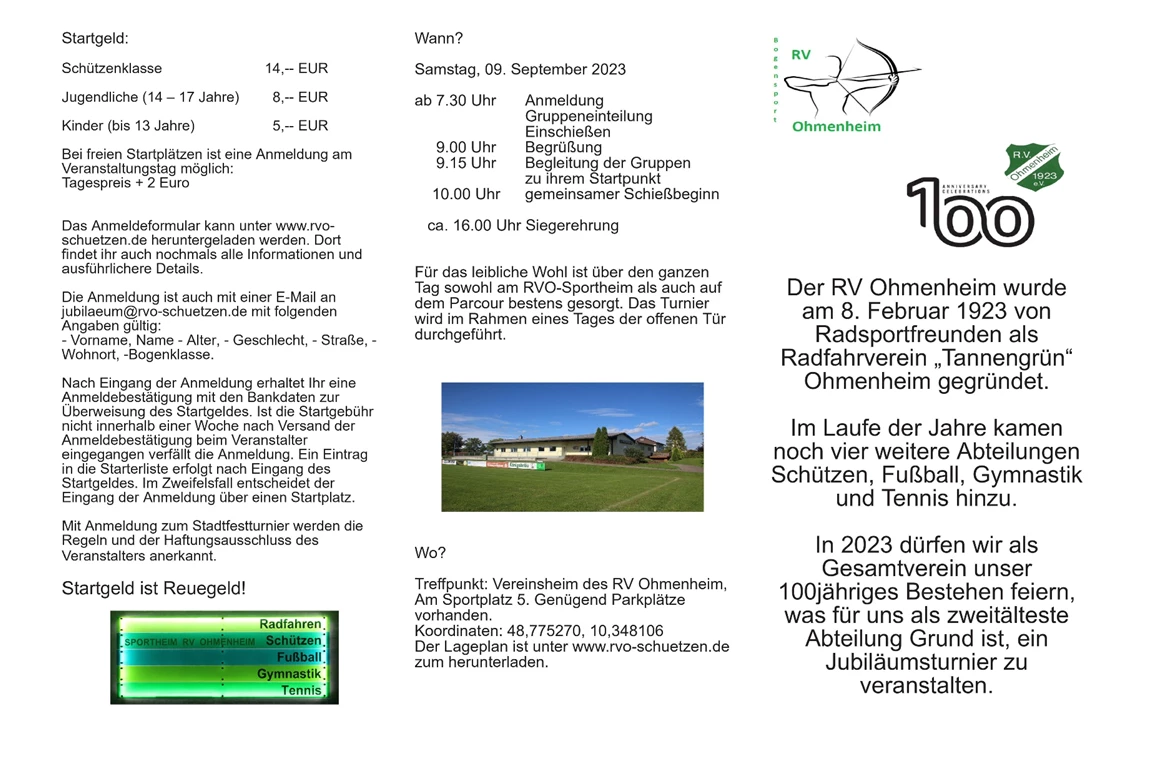 Veranstaltung-Details: Jubiläumsturnier