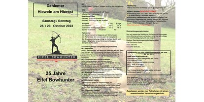 Parcours - 25 Jahre Eifel Bowhunter