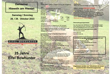Veranstaltung-Details: 25 Jahre Eifel Bowhunter