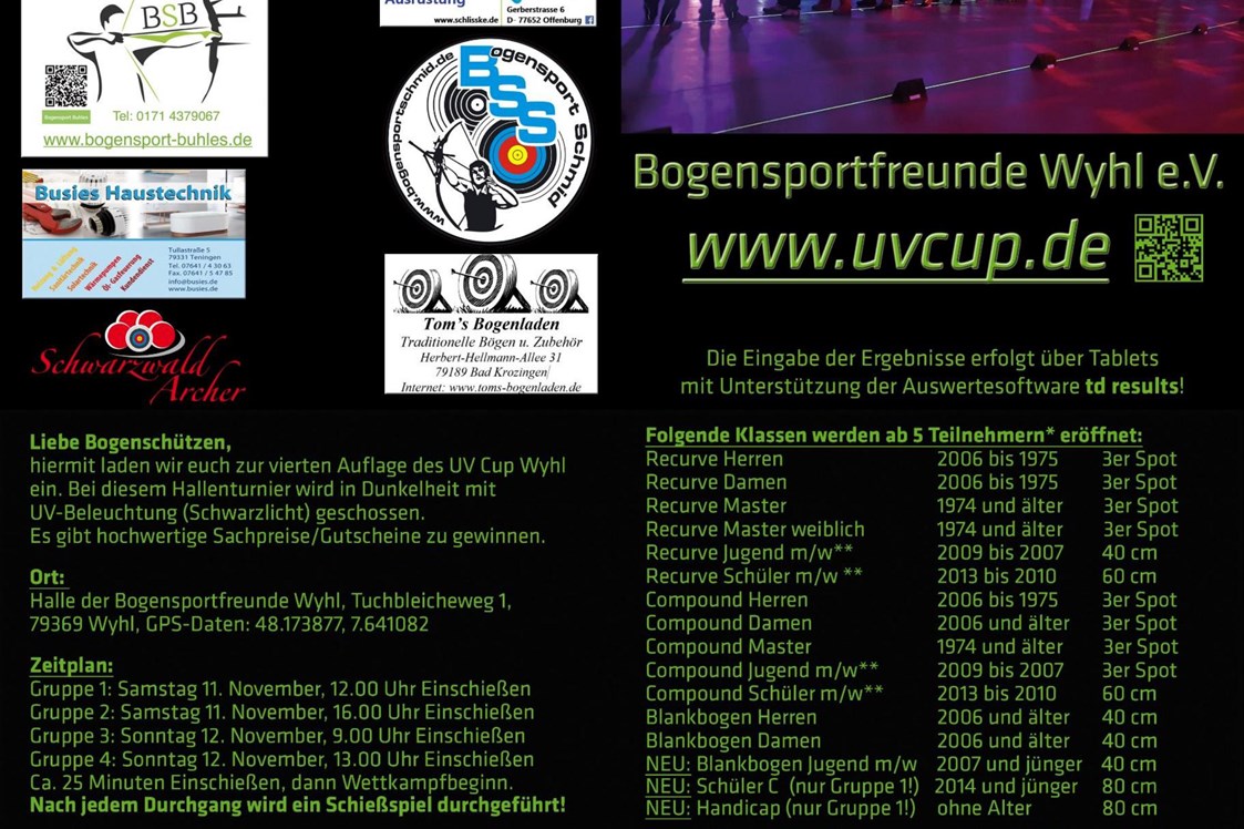 Veranstaltung-Details: 4.UV Cup Wyhl