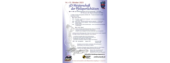 Veranstaltung-Details: 3D Meisterschaft der Pfeilsportschützen