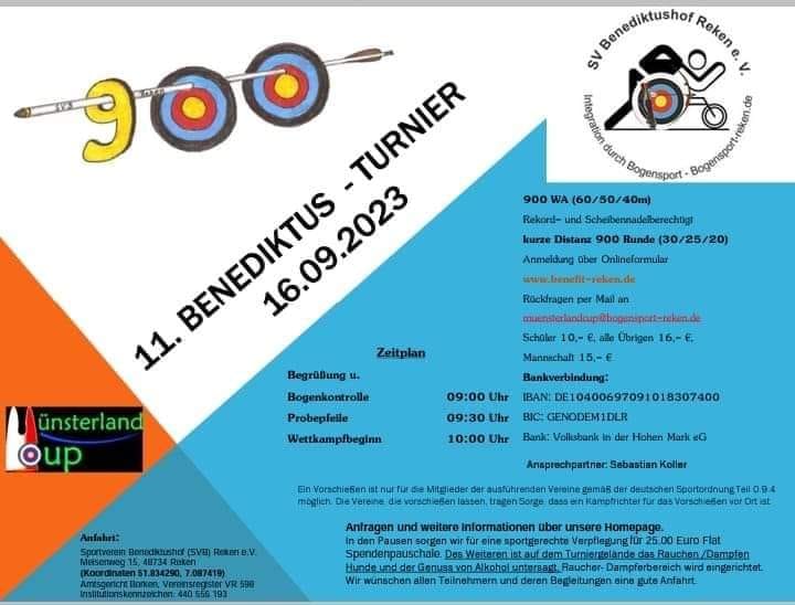 Veranstaltung-Details: 11. Benediktus -Turnier