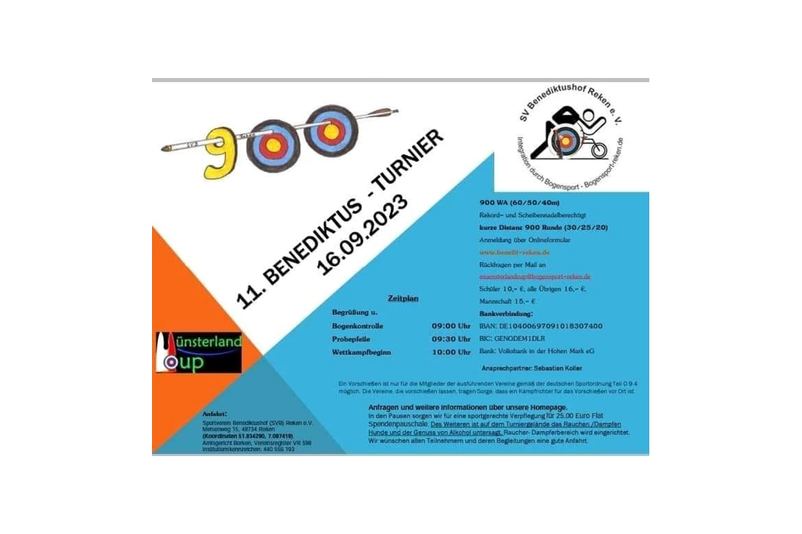 Veranstaltung-Details: 11. Benediktus -Turnier