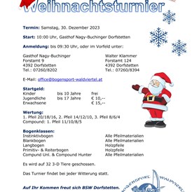 Veranstaltung-Details: Weihnachsturnier Dorfstetten