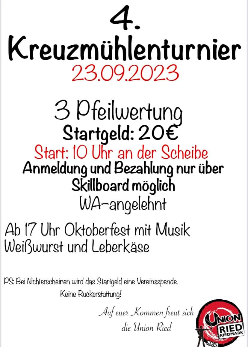 Veranstaltung-Details: Kreuzmühlenturnier