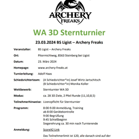 Veranstaltung-Details: WA 3d Sternturnier