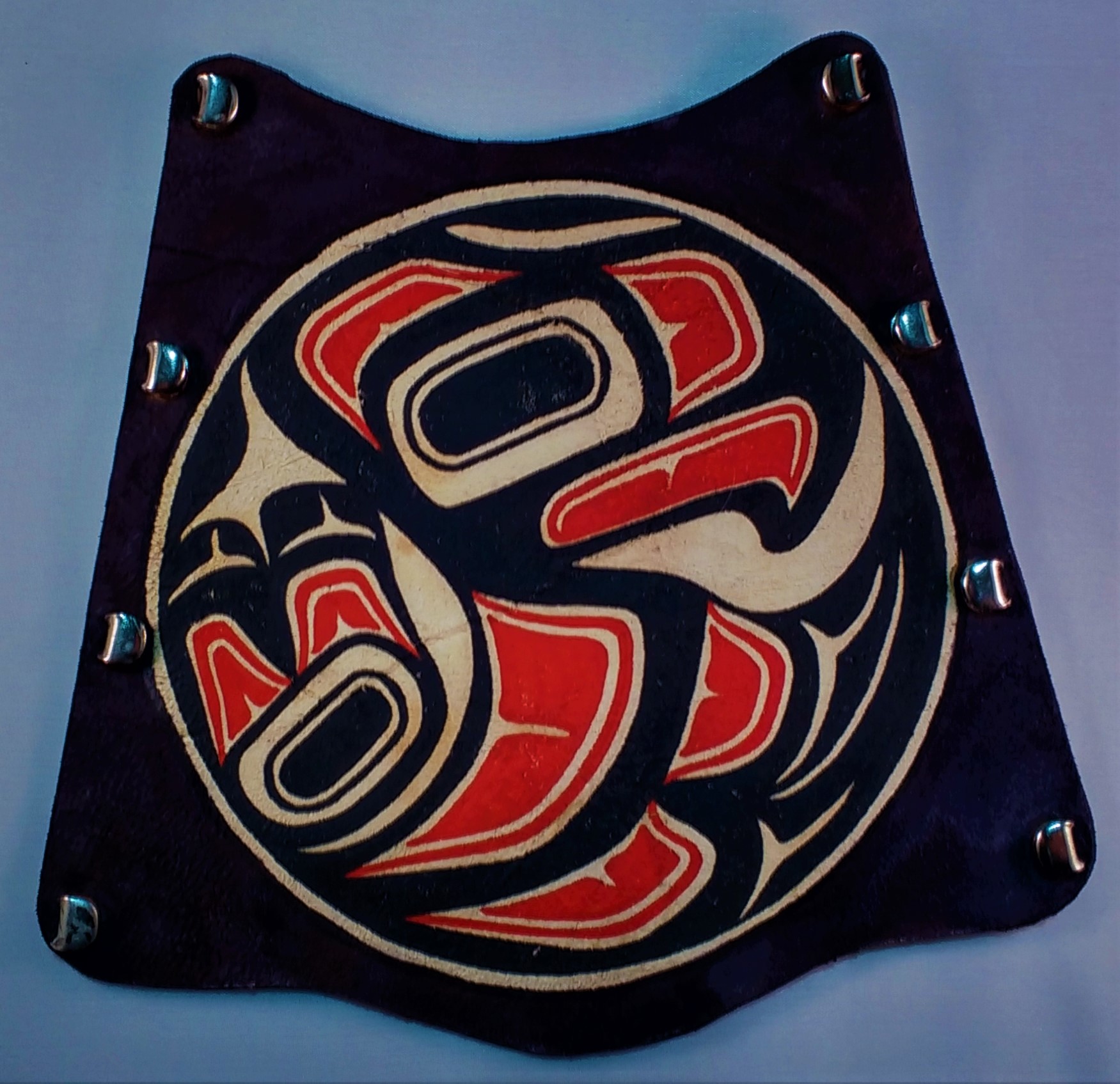 Einkaufen: Beispiel Armschutz mit Haida Bemalung - Wamputah - Andreas Schmidt