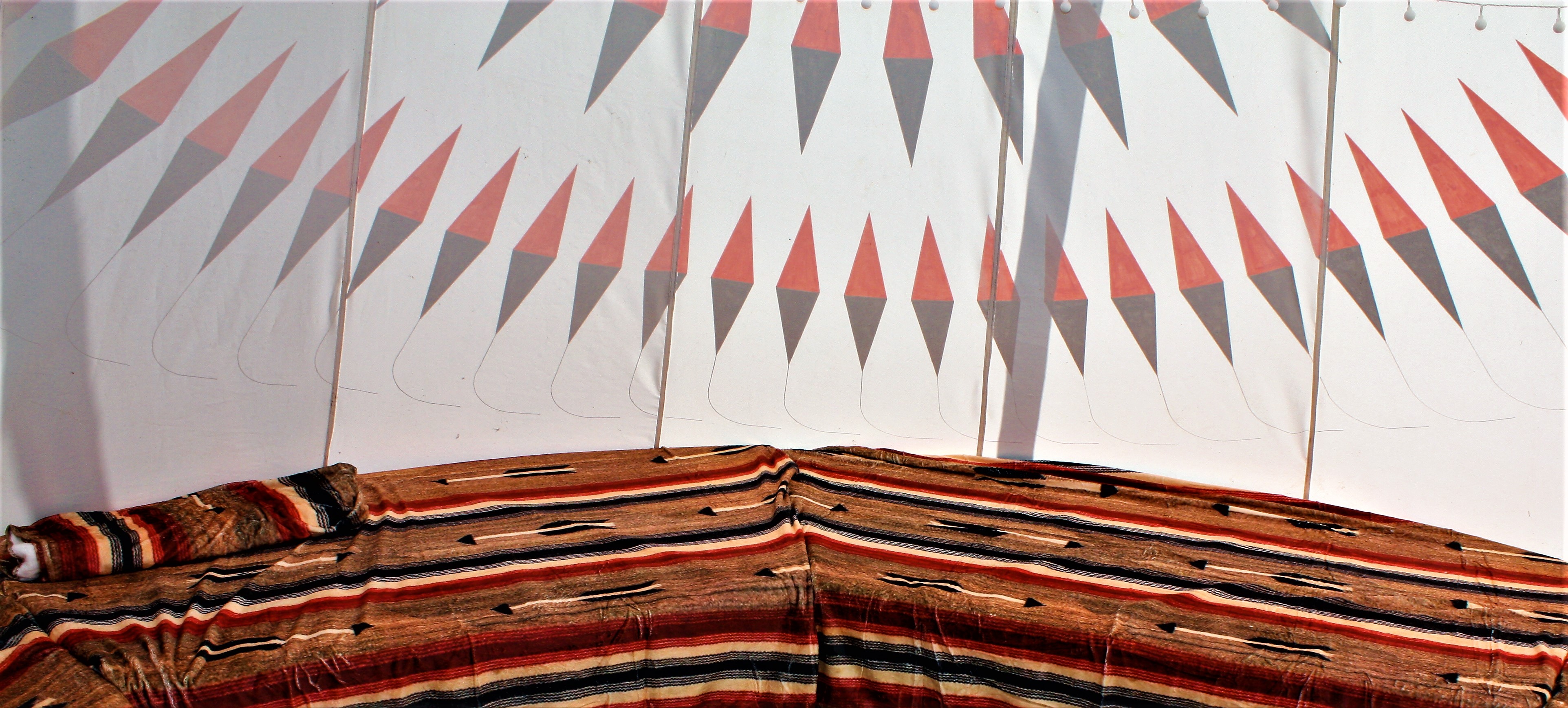 3D Parcour Bogensport - Deutschland - Tipi Innenansicht - Wamputah - Andreas Schmidt