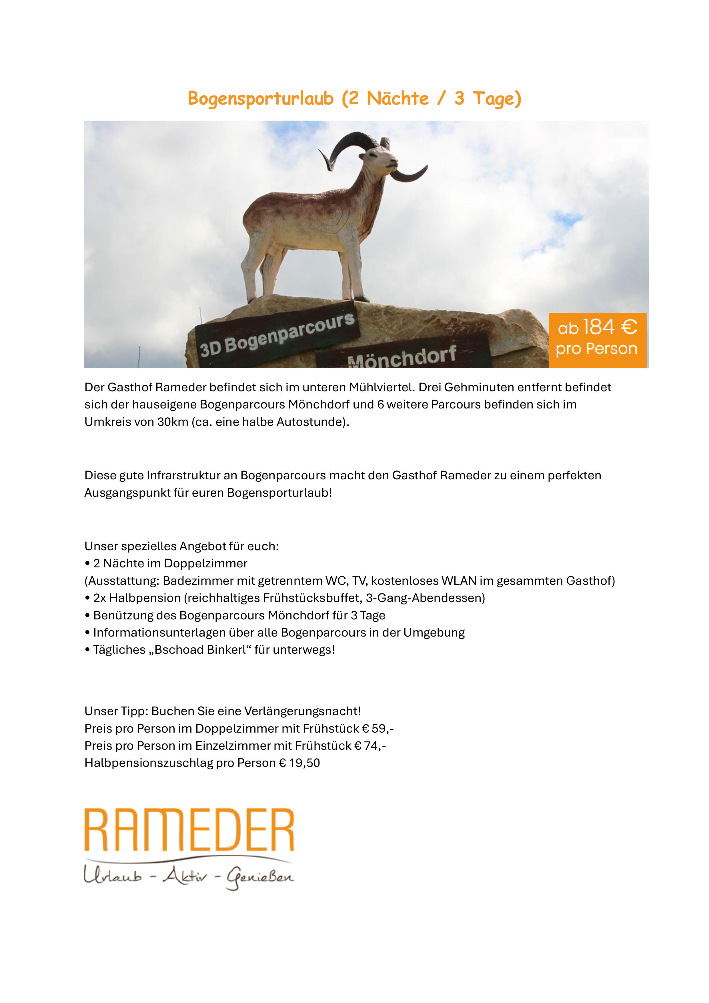 Urlaub & Essen: Gasthof Rameder
