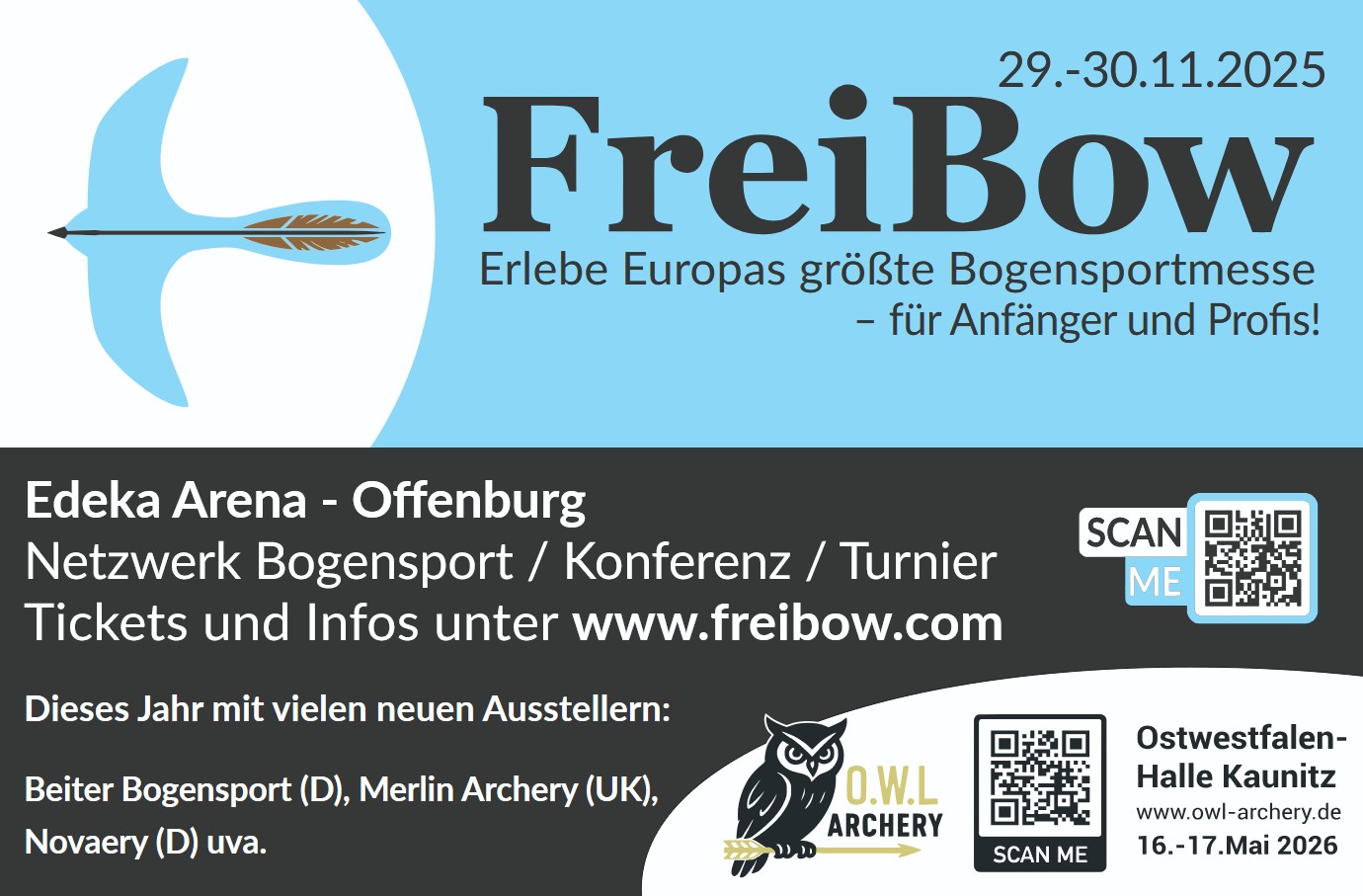 Veranstaltung-Details: FreiBow Bogensportmesse in Offenburg 