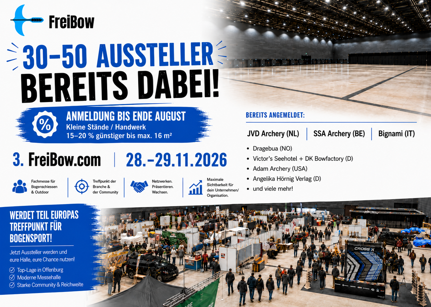 3D archery course - Germany - FreiBow Bogensportmesse in Offenburg 