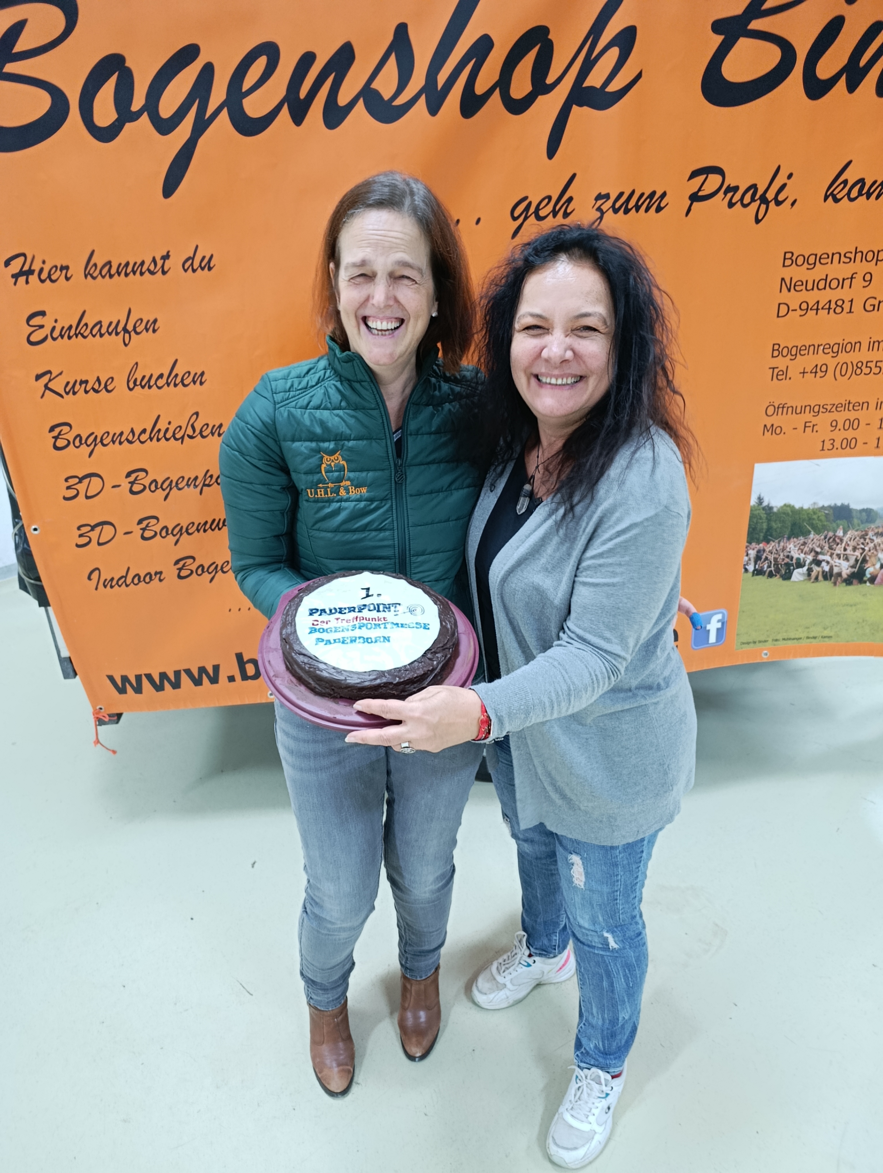 3D Parcour Bogensport - Die Torte zur Messe von Steffi Uhl  UHL BOW  - PaderPoint Bogensport & Outdoormesse Paderborn