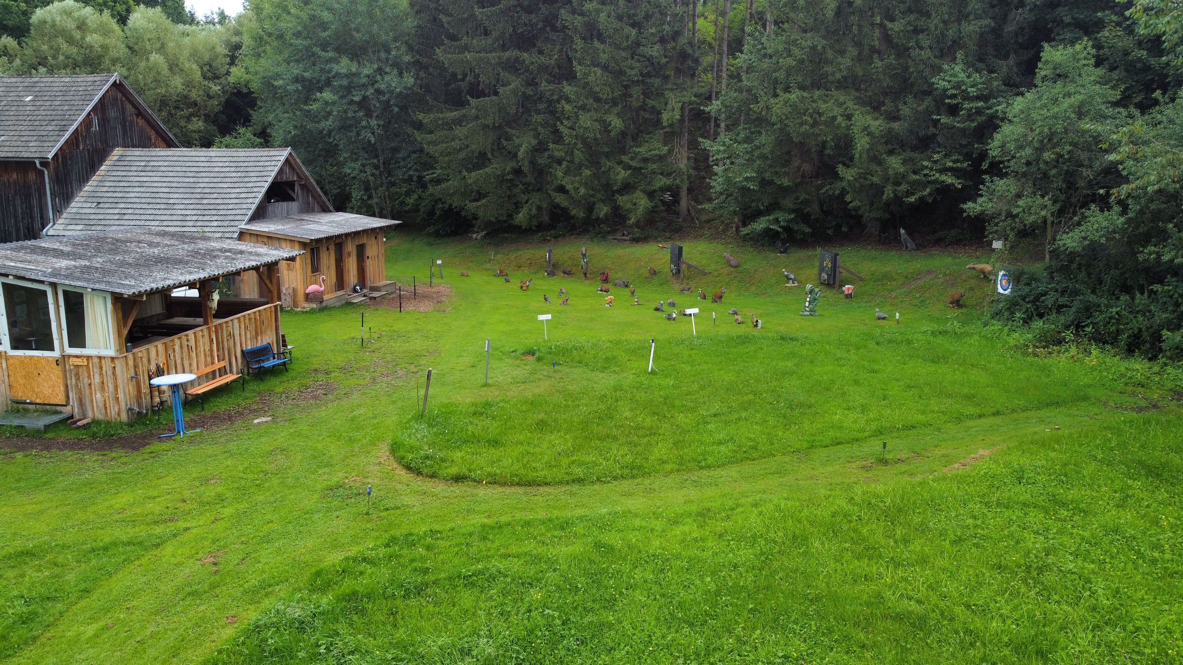 3D archery course - Mühlviertel - Anlage - UBC Sandgrube Lasberg 