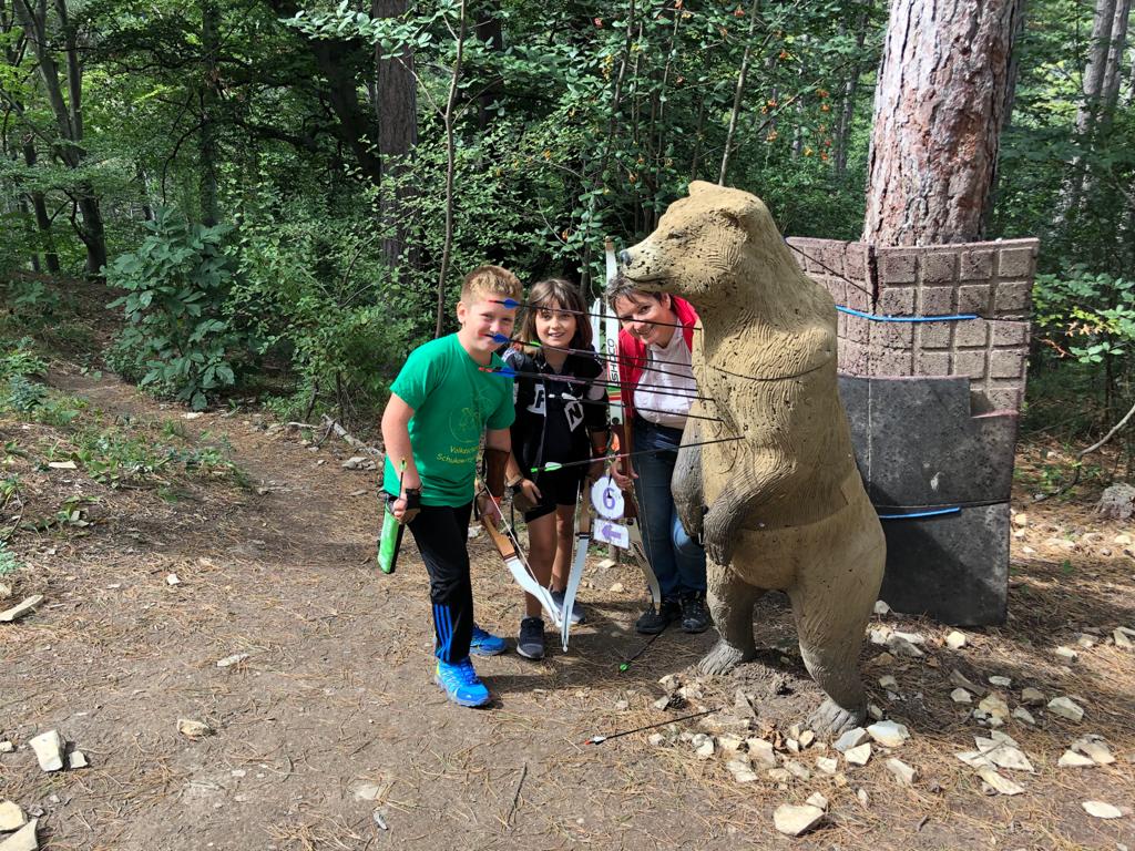 Bogensportpark Kahlenberg Different courses Course 1 -- violet