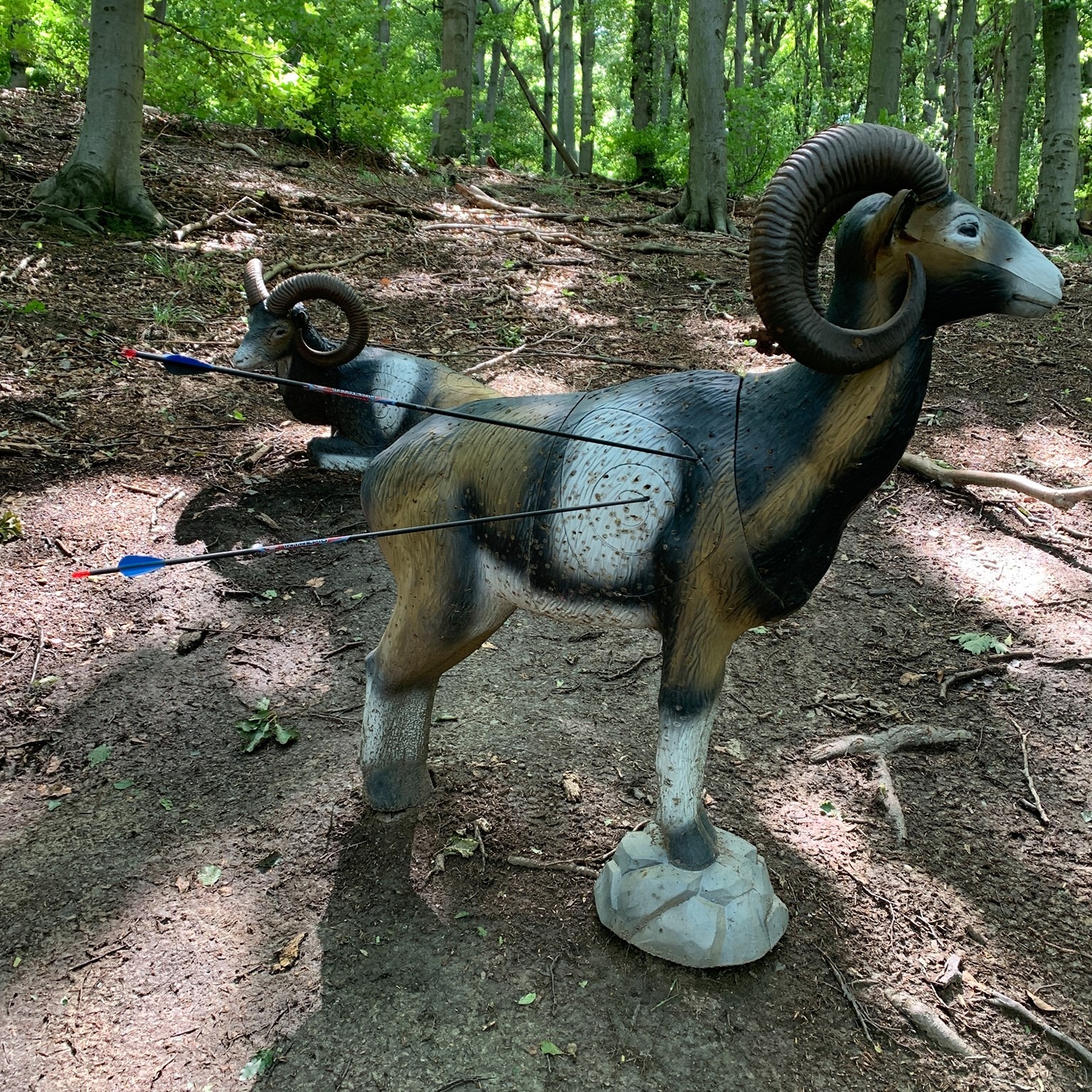 Bogensportpark Kahlenberg Different courses COURSE 2 -- orange