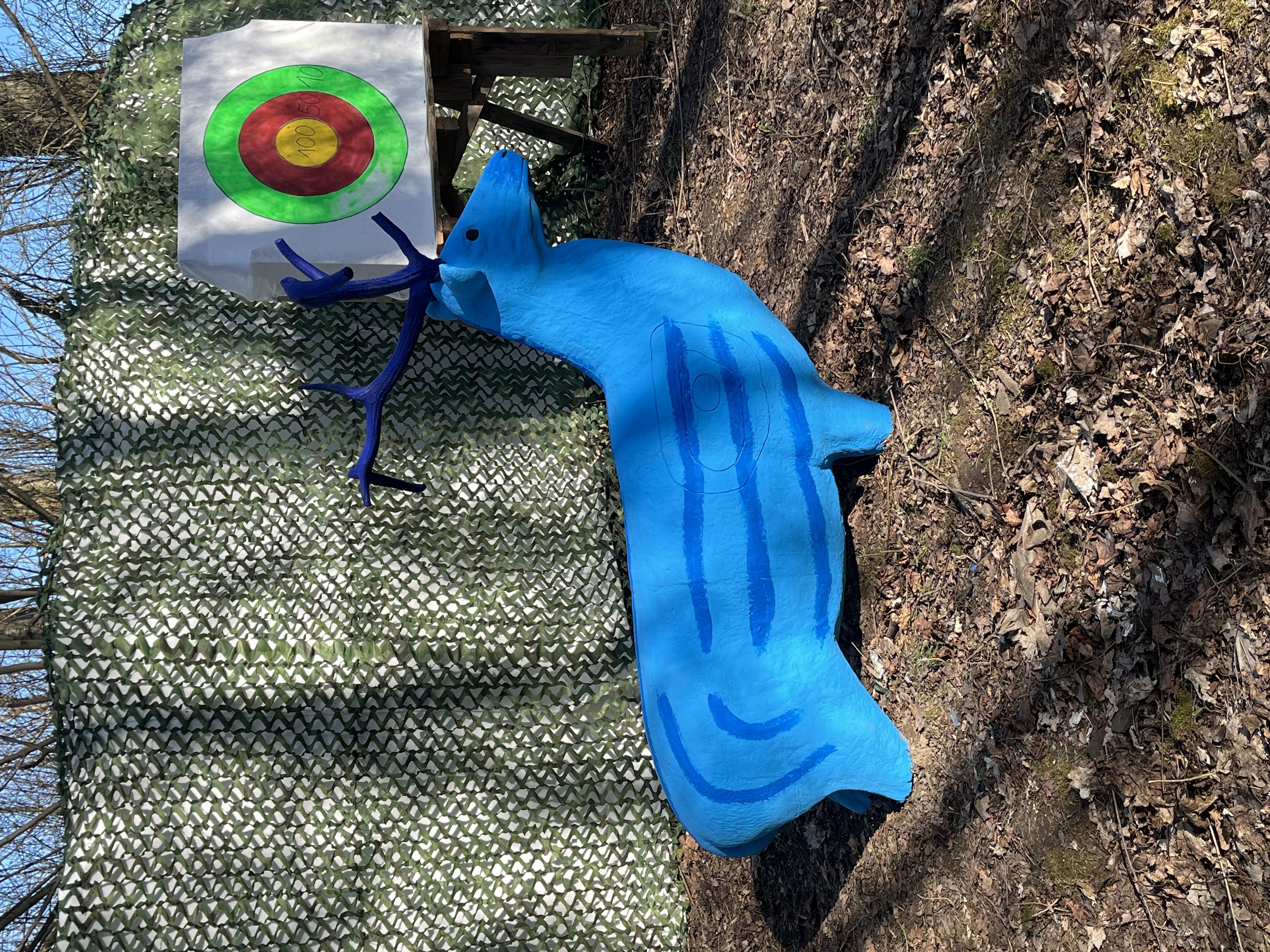 3D Parcour Bogenschießen: kleiner Bogensport-Park Oederan 
