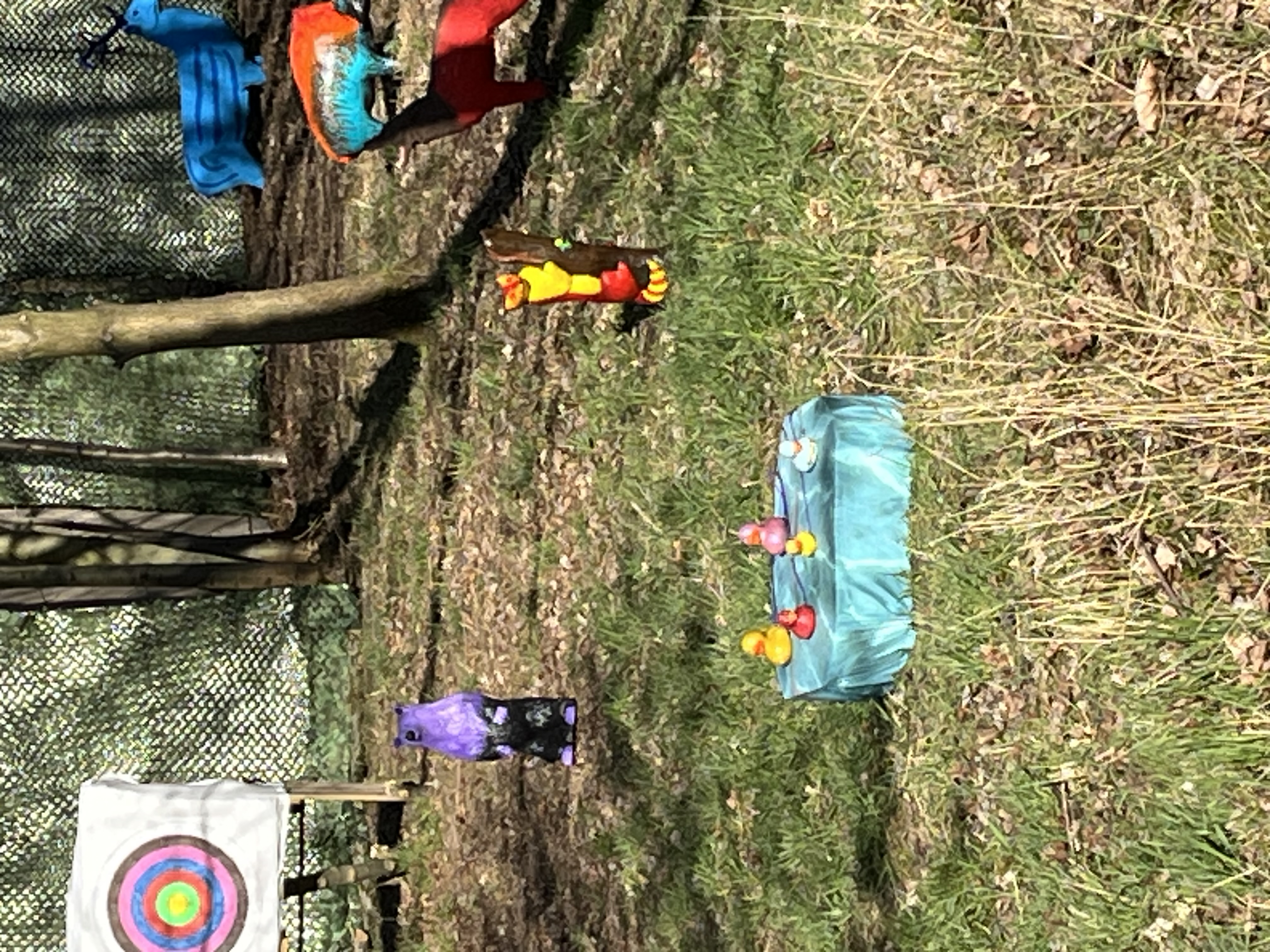 3D Parcour Bogenschießen: kleiner Bogensport-Park Oederan 