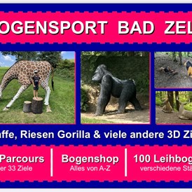 Parcours: Bogensport Bad Zell mit Giraffe und Gorilla - Bogensport Bad Zell