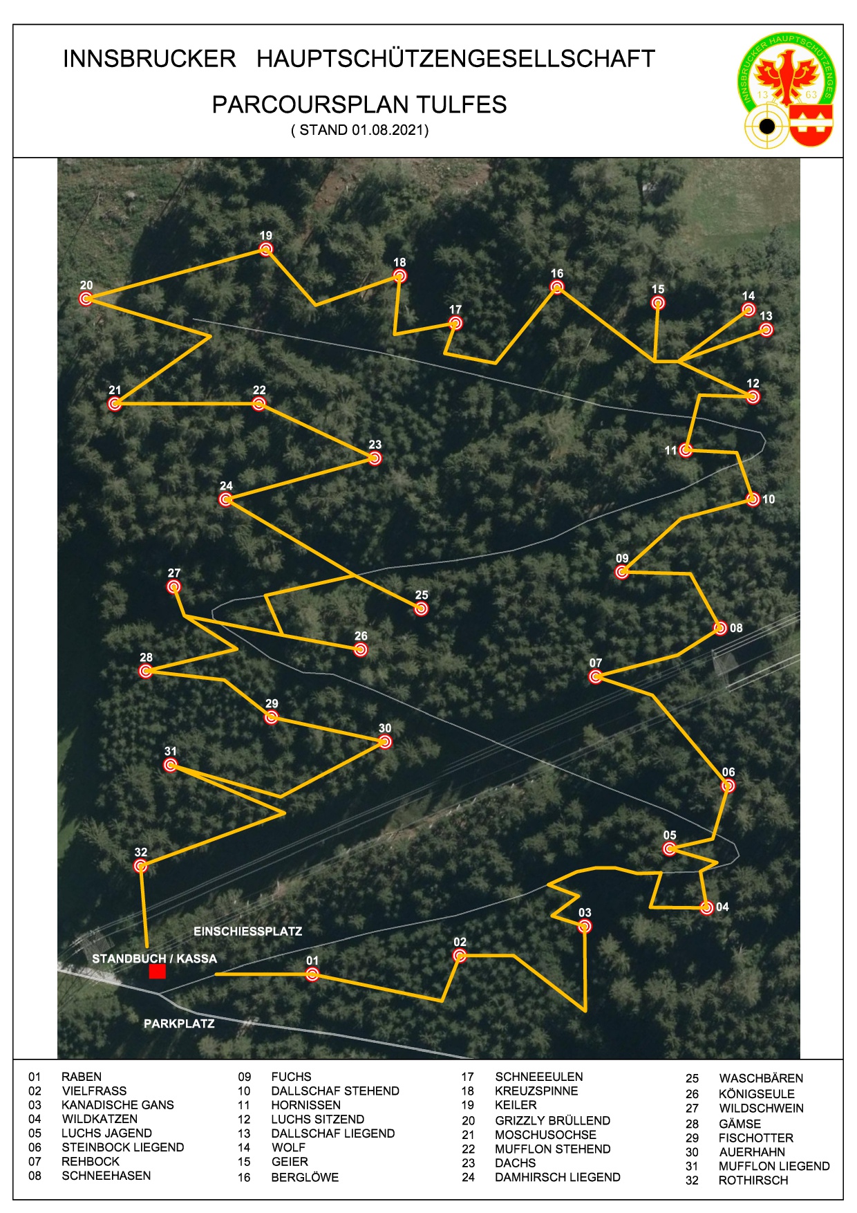 3D archery course - Ehrwald - 3D BogenparcoursTulfes