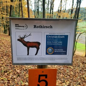 Parcours: Nummerntaferl mit Beschreibung - BSC Rothberg - Wieselgraben