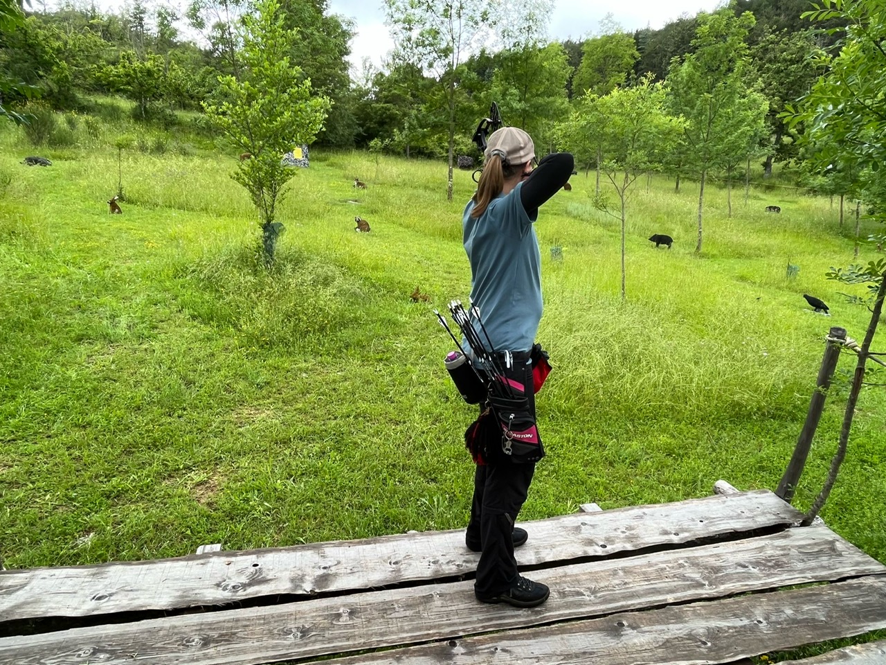 3D Parcour Bogenschießen: Fächerschuss mit 20 Zielen  - Poderi Val Verde  - Chianti 3D Archery