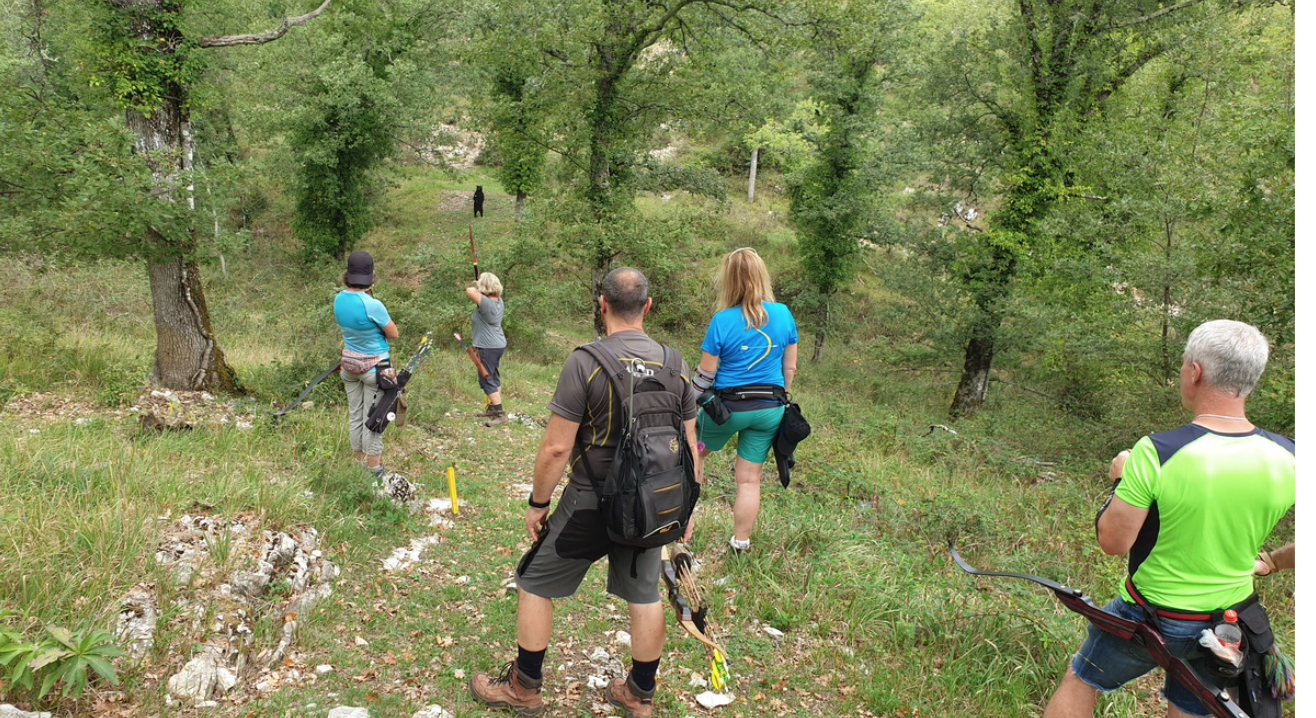 3D Parcour Bogenschießen: In der Gruppe macht es mehr Spass - Poderi Val Verde  - Chianti 3D Archery
