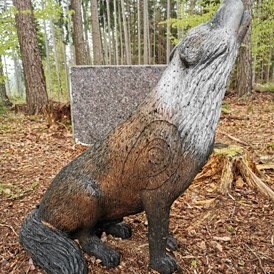 3D - Parcour: Den Wolf kannst du auch vom Hochstand aus schießen - Die Bogenflüsterei